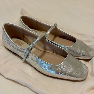 Silver Women's Dolce Vita Reyes Ballet Flats